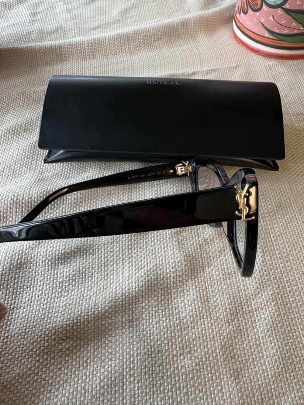 Saint Laurent glasses style code SLM117 001 - Picture 3 of 5